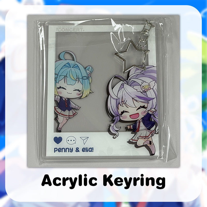 Big British Exchange - Penny & Elia Keyring