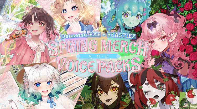 Densetsu.EXE + BEASTIEZ Spring Merch & Voice Packs