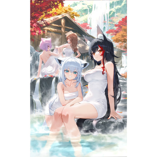 Hololive Gamers Hot Spring B2 Tapestry