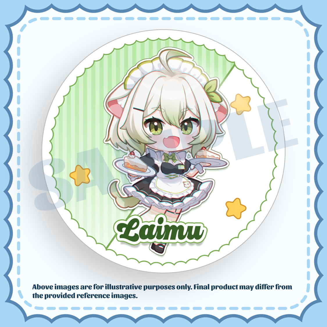 [PREORDER] #VMaidInvasion Can Badges (Chibi Art)