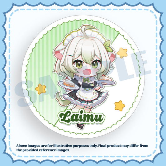 [PREORDER] #VMaidInvasion Can Badges (Chibi Art)