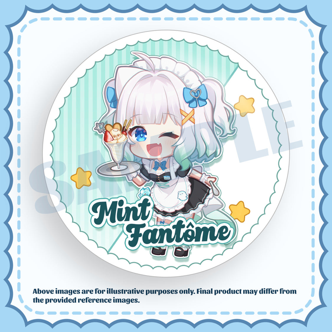 [PREORDER] #VMaidInvasion Can Badges (Chibi Art)