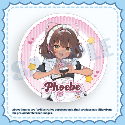 [PREORDER] #VMaidInvasion Can Badges (Key Visual)