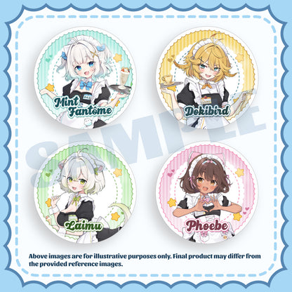 [PREORDER] #VMaidInvasion Can Badges (Key Visual)