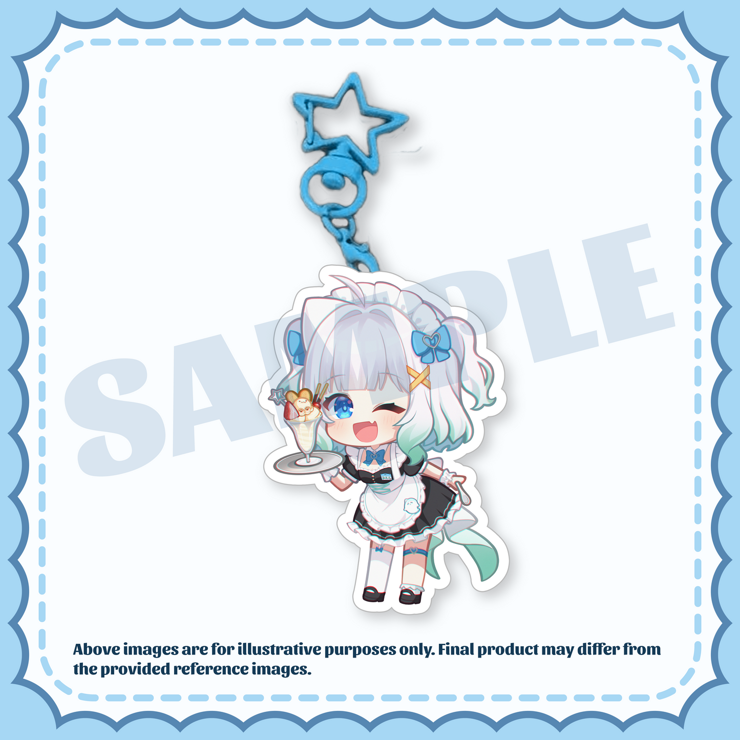 [PREORDER] #VMaidInvasion Chibi Acrylic Keychain
