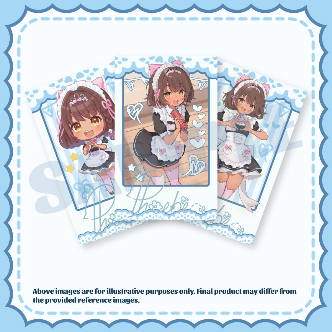 [PREORDER] #VMaidInvasion Copy Signed Cheki Card (Set of 3)