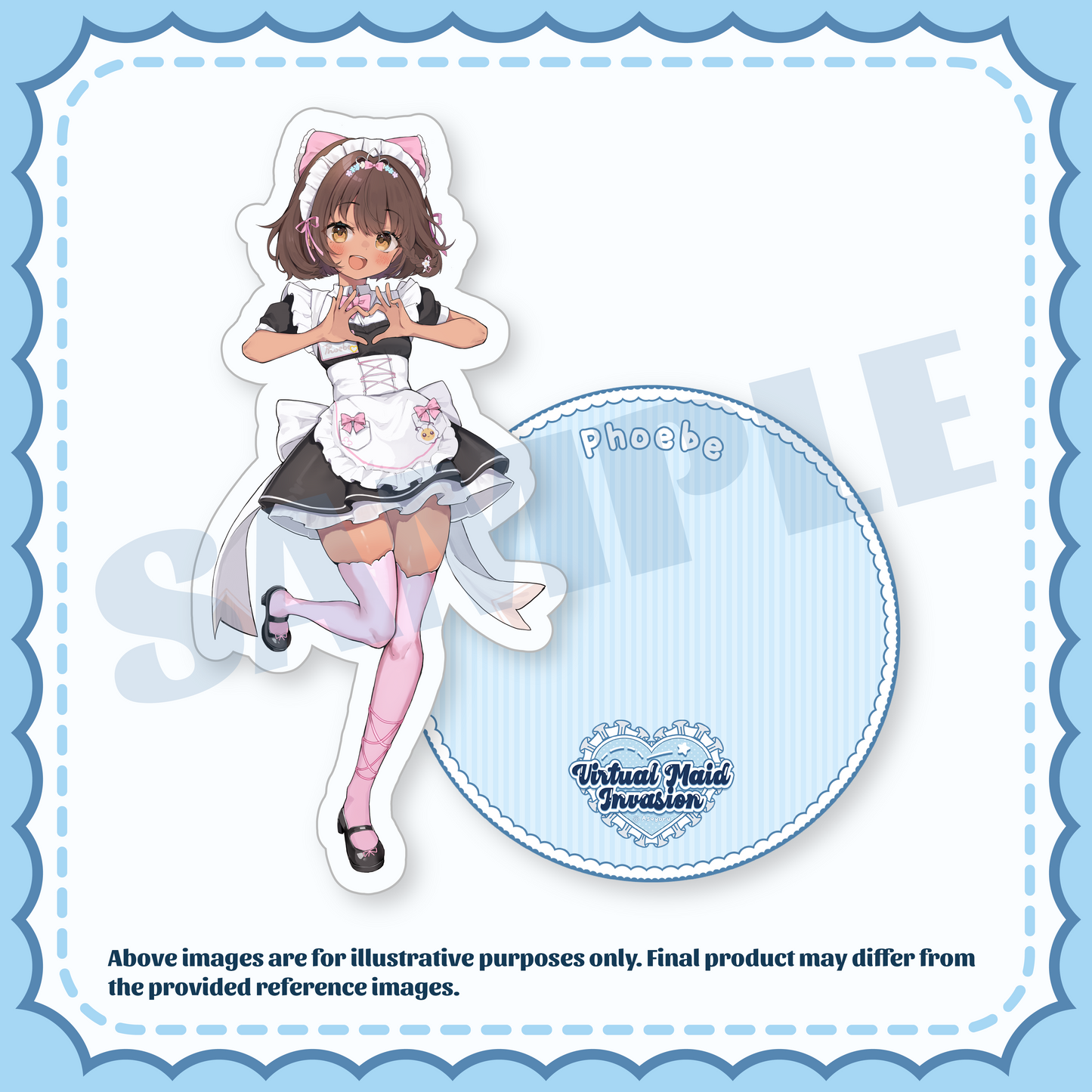 [PREORDER] #VMaidInvasion Acrylic Standee