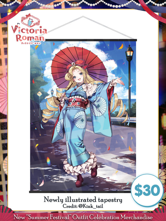 [Preorder] Victoria Roman Summer Festival Outfit Celebration Tapestry