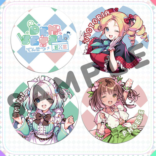 [PREORDER] Densetsu.EXE Can Badge