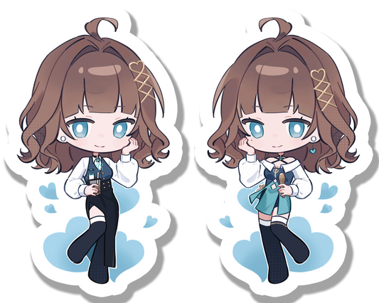 [PREORDER] crystal Office-Idol Keychain