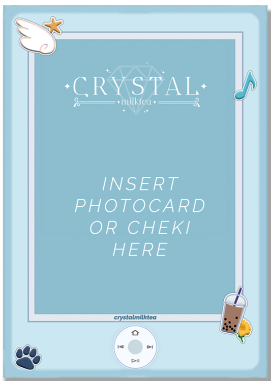 [PREORDER] crystal Photocard Frame Standee