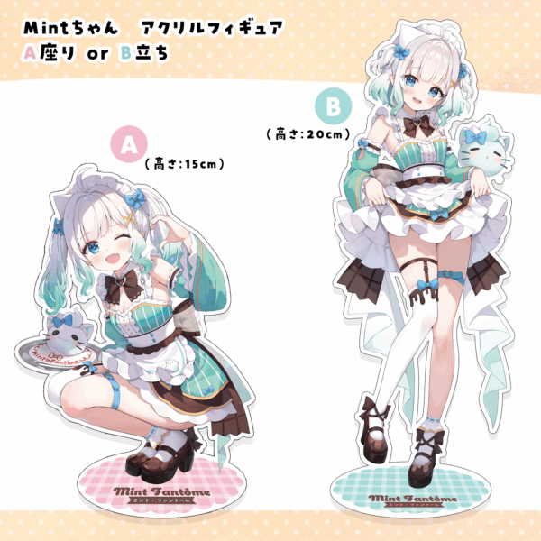[PREORDER] Mint Loves You! - standing acrylic standee (20cm)