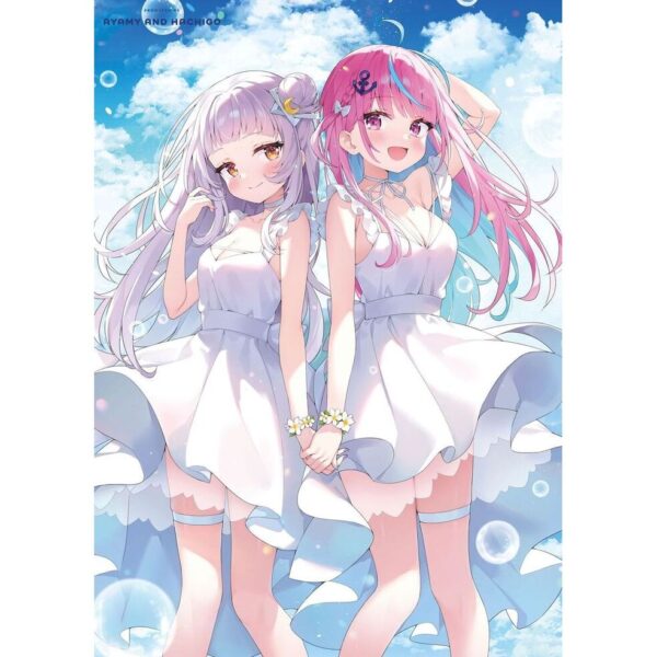 [PREORDER] AquShio (Minato Aqua + Musasaki Shion) Poster