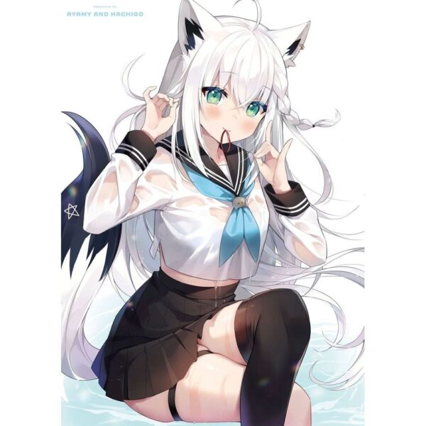 [PREORDER] Shirakami Fubuki - School Uniform Poster