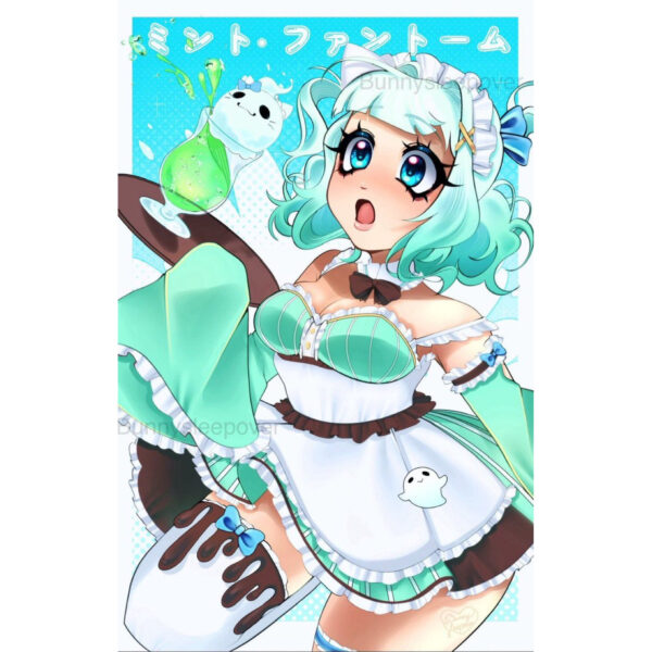 [PREORDER] Mint Fantome Poster (Bunnysleepover)