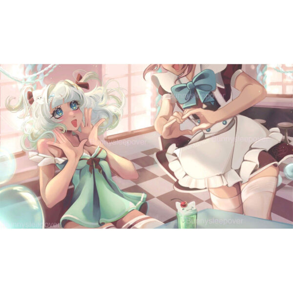[PREORDER] Mint Fantome – Melon Soda Maid Poster (Bunnysleepover)